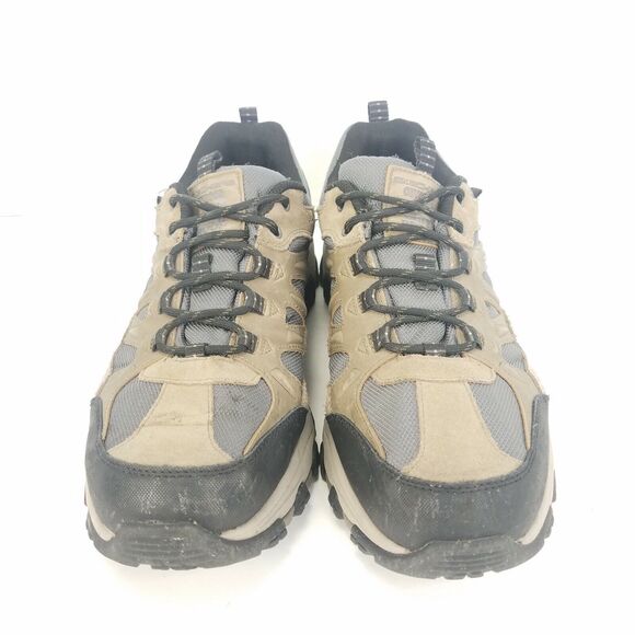 SKECHERS Relaxed Fit Selmen Enago Brown Leather Waterproof Hiking Boots Sz 11.5 main image 5